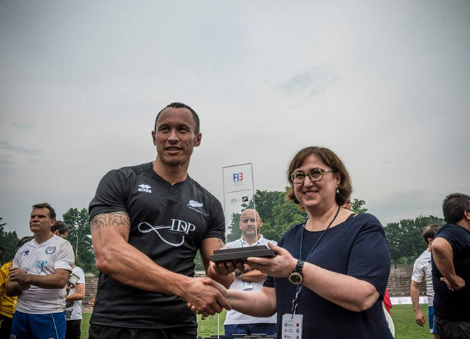 FIE IDP Rugby design trofeo Paolo Albano Architetto Como