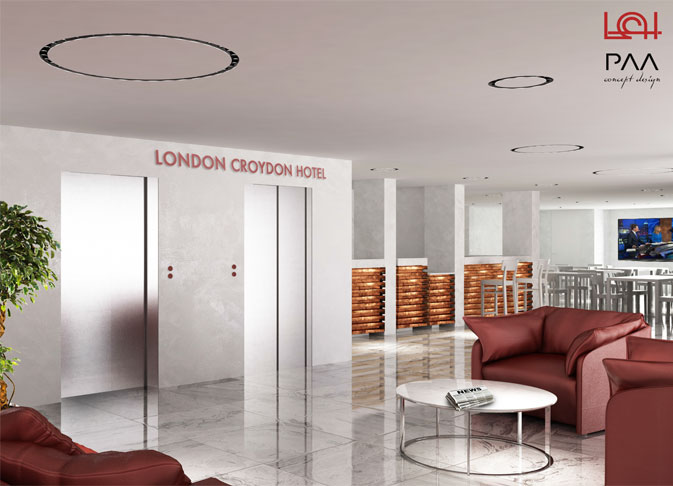 London Croydon Hotel Paolo Albano Architetto Como